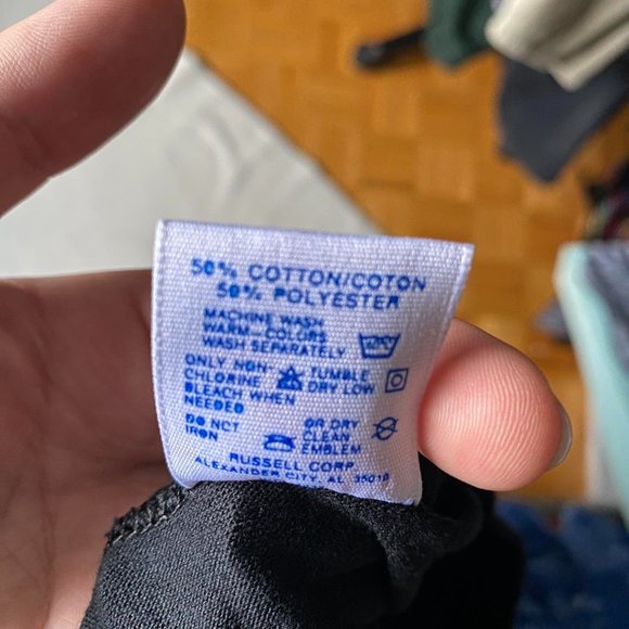 Vintage 90s Jerzees Operation Desert Storm Eagle American Flag Graphic Crewneck - Picture 8 of 8